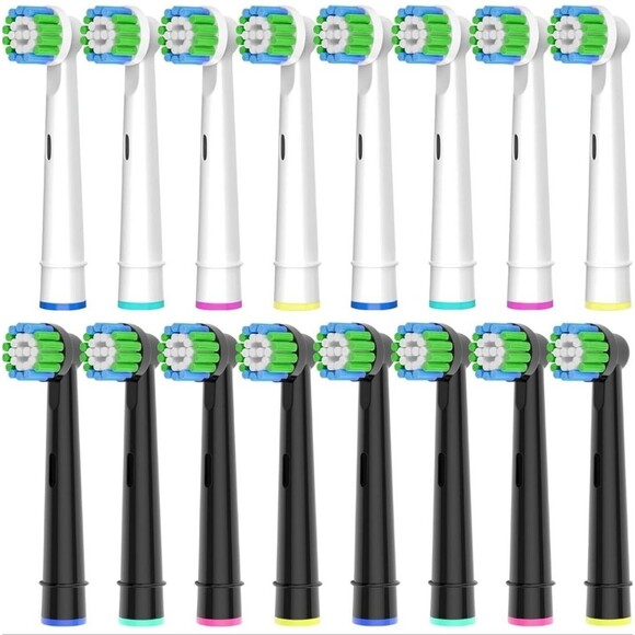 NEW 16 Individually wrapped Replacement Toothbrush heads For Oral-B. - Picture 2 of 6